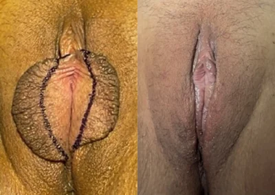 Labiaplasty before and after photos by The Cosmetic Gyn: Dr. Michael Reed in Davis, CA